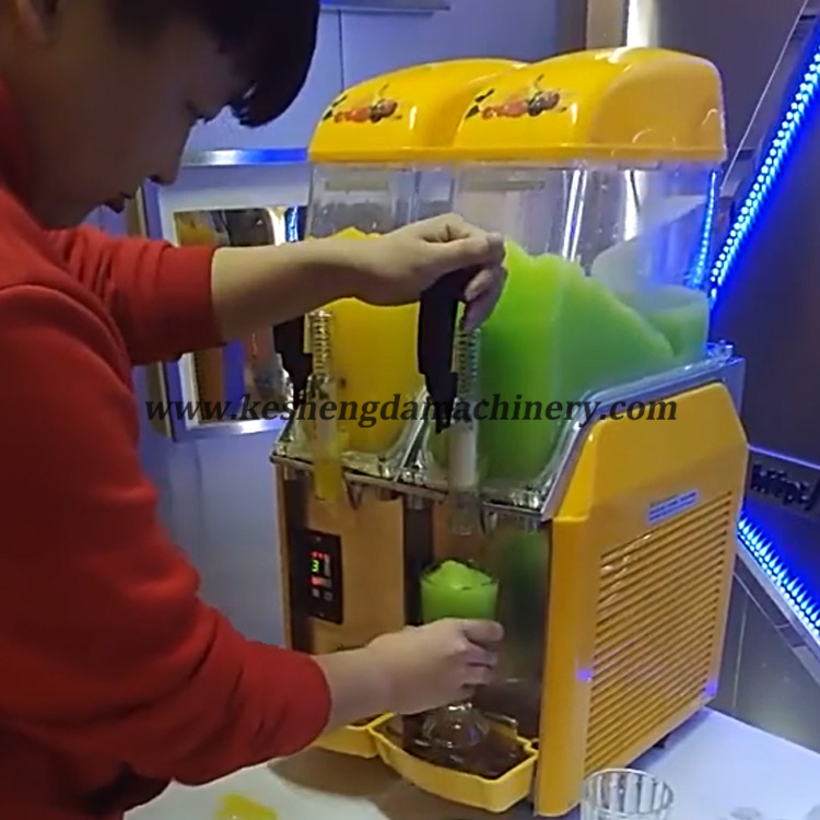 Frozen Ice Slush Machine / Restaurant Kitchen Smoothie Cheap Slush Syrup Machine For Sale