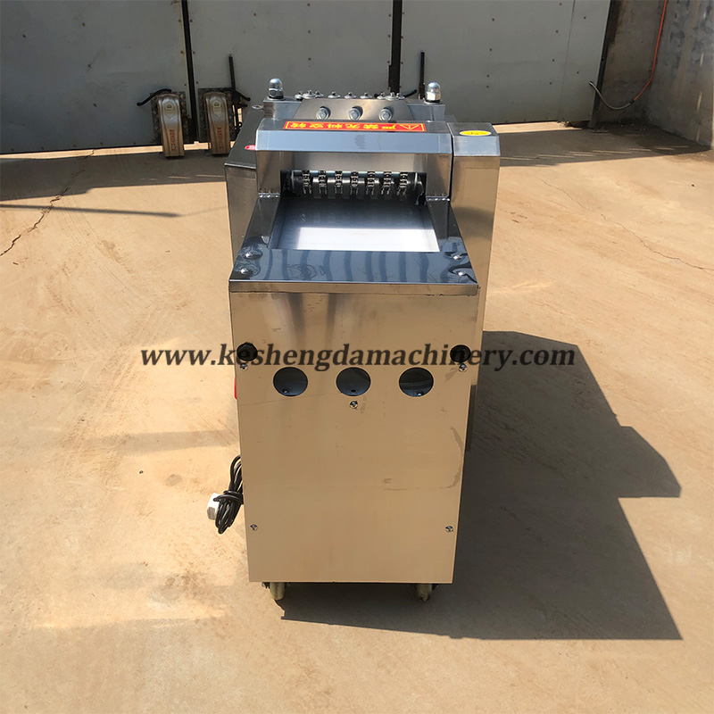 Commercial Multifunctional Poultry Meat Cutting Machine /  Chicken Meat Cutter / Chicken Cube Ribs Fish Cutting Machine