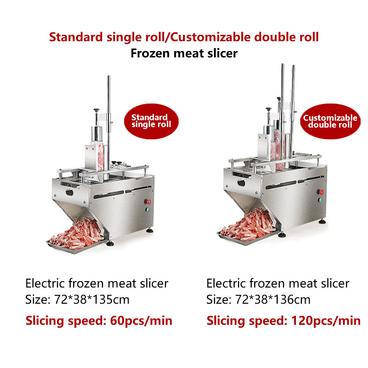 Factory Price Mutton Rolls And Slicer/Frozen Meat Cutting Machine/ Stainless Steel Frozen Meat Slicer