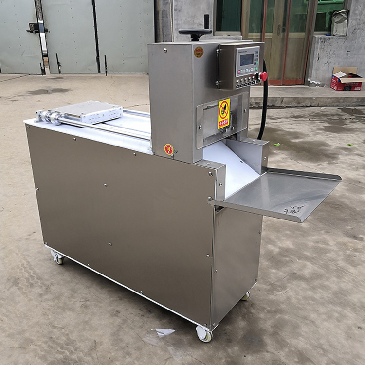 Frozen Meat Slicing Machine / Industrial Frozen Meat Slicer / Fully Automatic CNC Frozen Beef Mutton Roll Slicing Cutting Machine