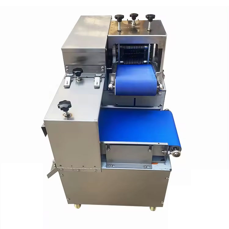 Automatic Fresh Chicken Breast Strip Cube Cutting Dicing Machine Fresh Meat Dicer Dicing Machine