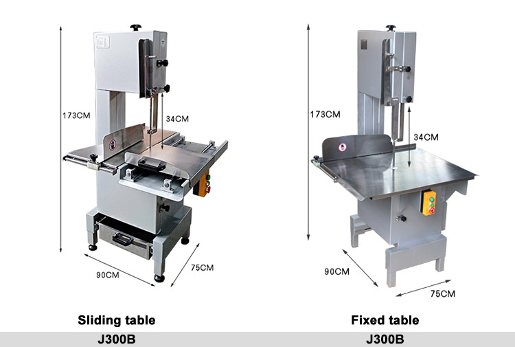 Electric Frozen Meat Steak Cutting Machine Bone Saw Cutter Cutting Machine for Fish Pork Cow Beef Mutton