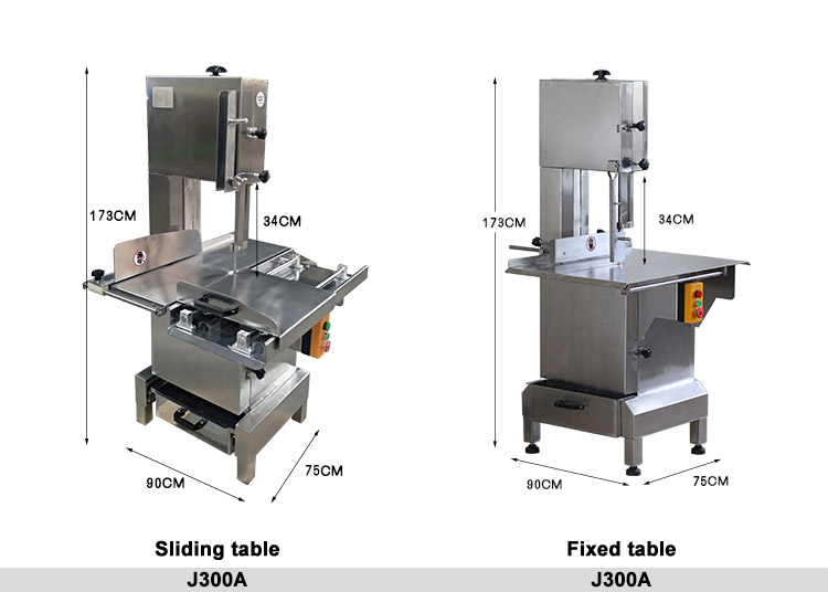 Pig Trotters Ribs Bone Cutting Machine / High Quality Butcher Commercial Electric Stainless Steel Bone Saw Machine