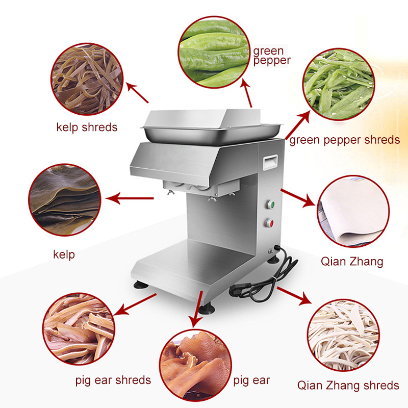 Best Selling Stainless Steel Industrial Fresh Meat Slicer Dicing Shredding Machine For Sale 