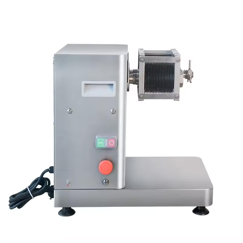 Automatic Commercial Electric Fresh Chicken Breast Meat Slicer  Cutter Beef Pork Meat Slicing Cutting Machine