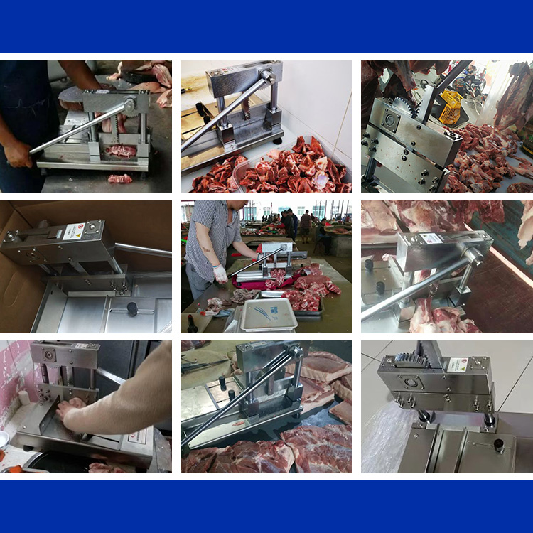 Commercial Manual 304 Stainless Steel Meat Bone Cutting Machine Meat Bone Saw Machine Meat Bone Cutter