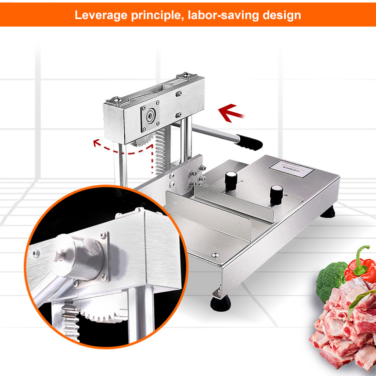 Commercial Manual 304 Stainless Steel Meat Bone Cutting Machine Meat Bone Saw Machine Meat Bone Cutter