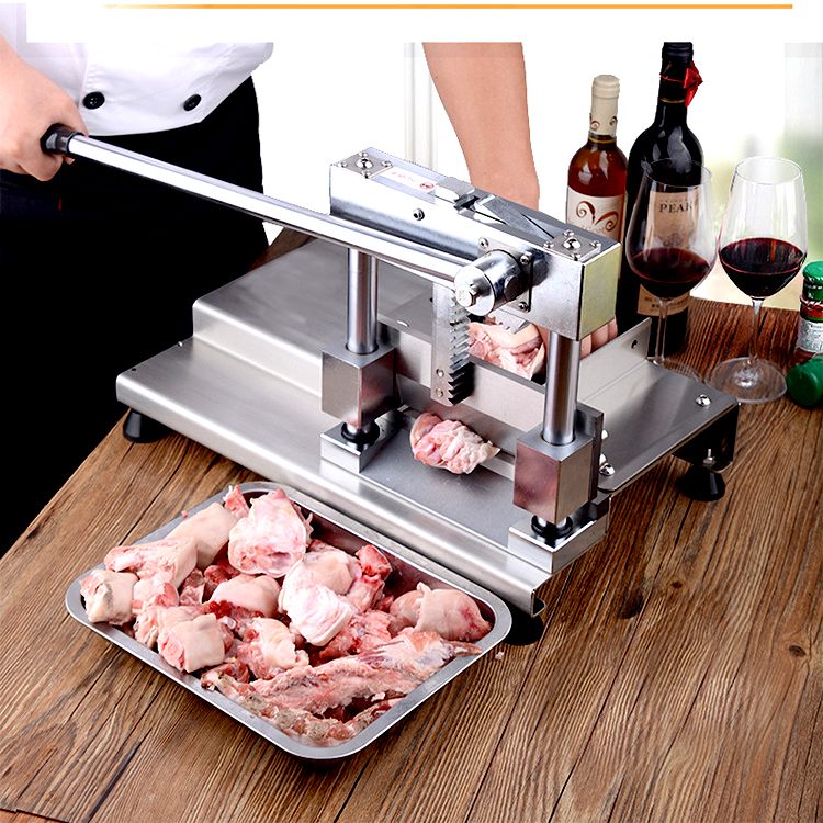 Commercial Manual 304 Stainless Steel Meat Bone Cutting Machine Meat Bone Saw Machine Meat Bone Cutter