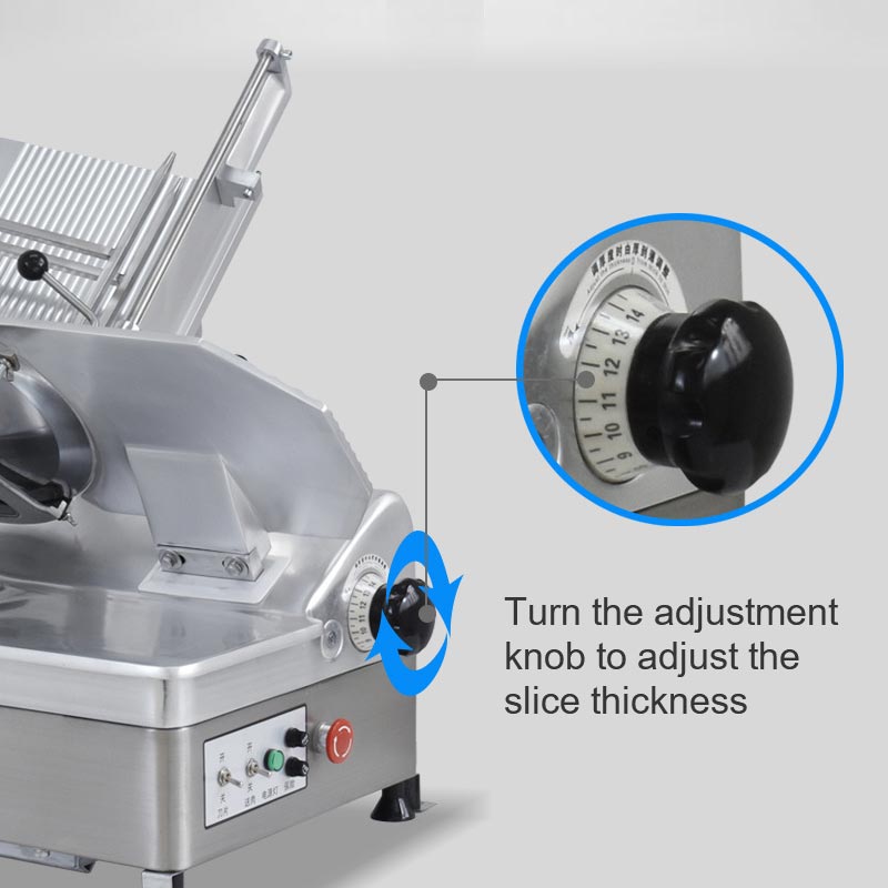 Fully automatic frozen meat slicer/electric fat beef and mutton roll machine