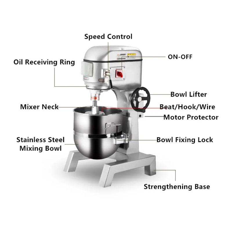 Commercial electric egg mixer, stuffing mixer, cream baking machinery and equipment