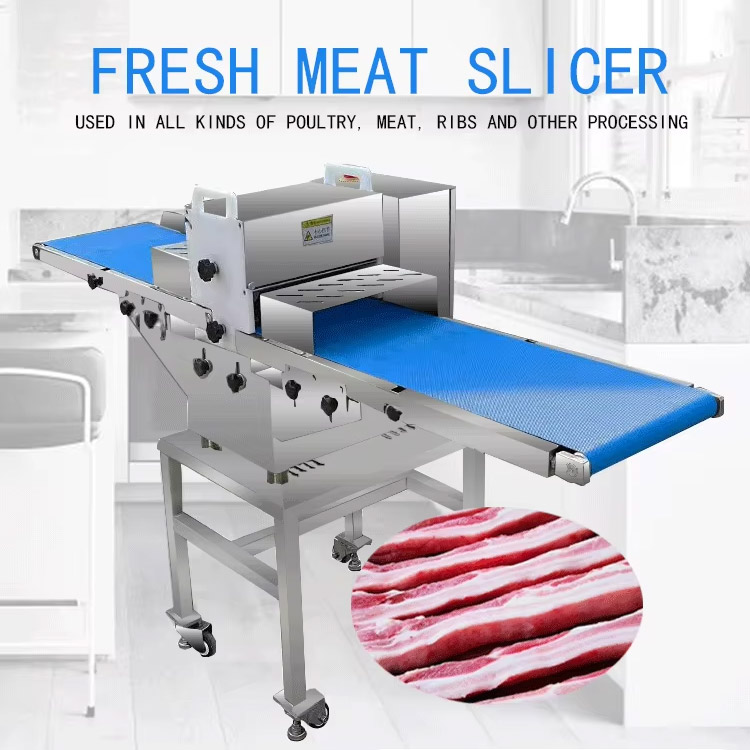 Adjustable Muttonchop Meat Slicer Deli Spiced Pork Fresh Meat Cutter Meat Flake Cutter Machine