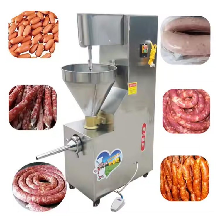 Commercial stainless steel vertical fully automatic sausage stuffer